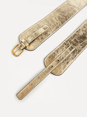The Metallic Waist Leather Belt