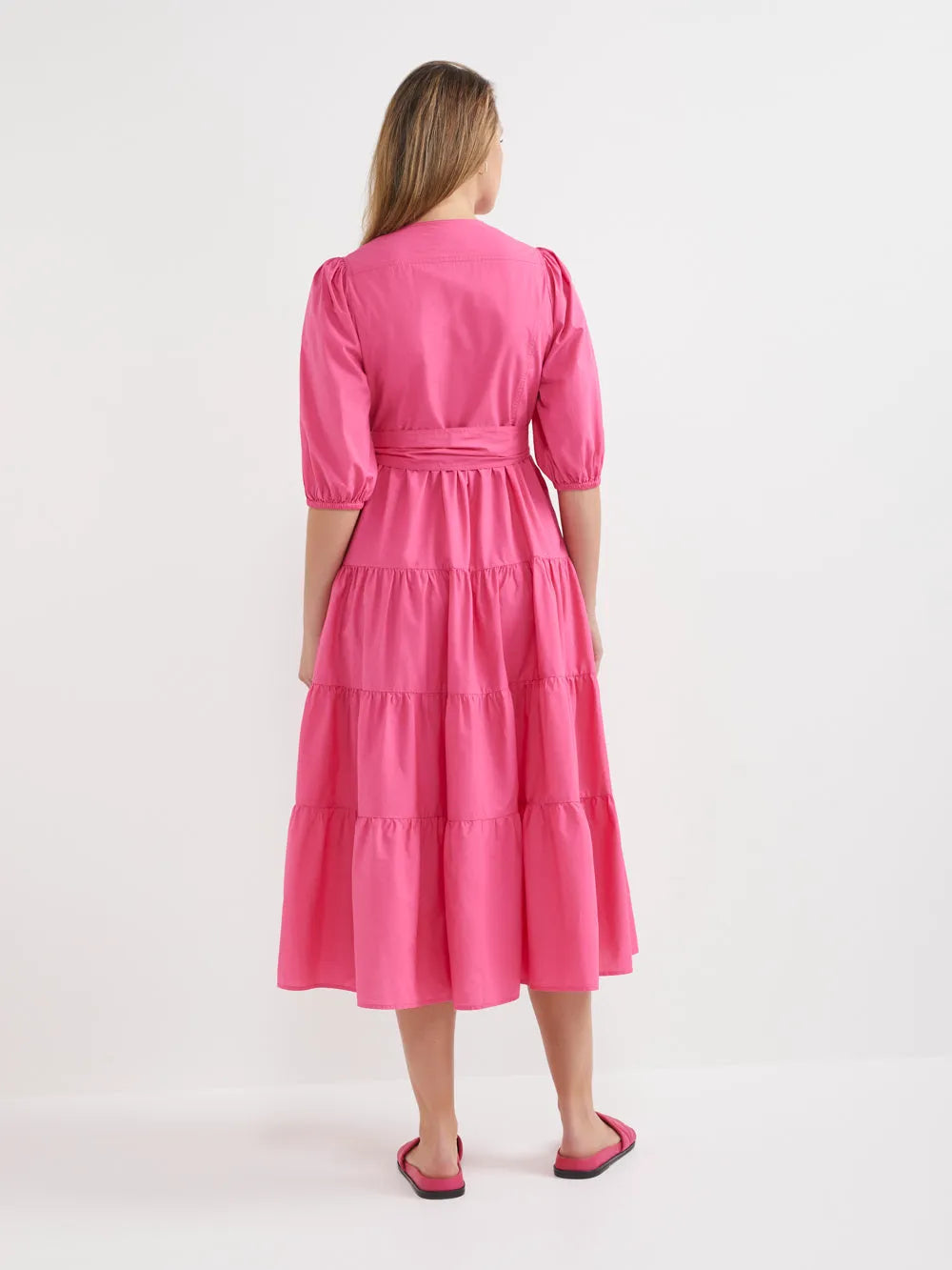 The Soft Cotton Tiered Dress