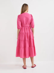 The Soft Cotton Tiered Dress