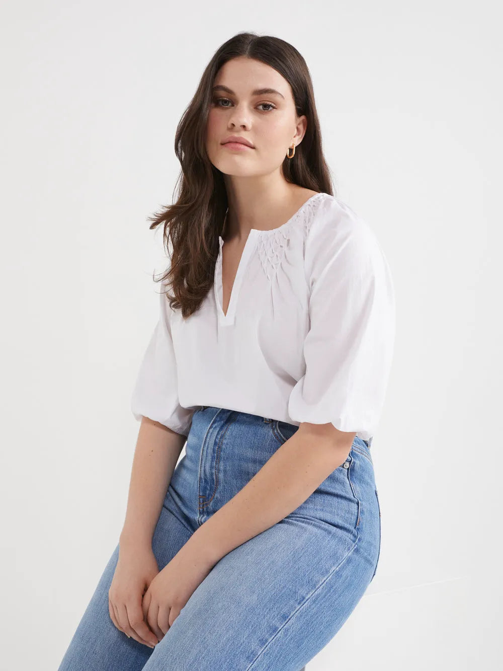 The Hand-Stitched Cotton Top