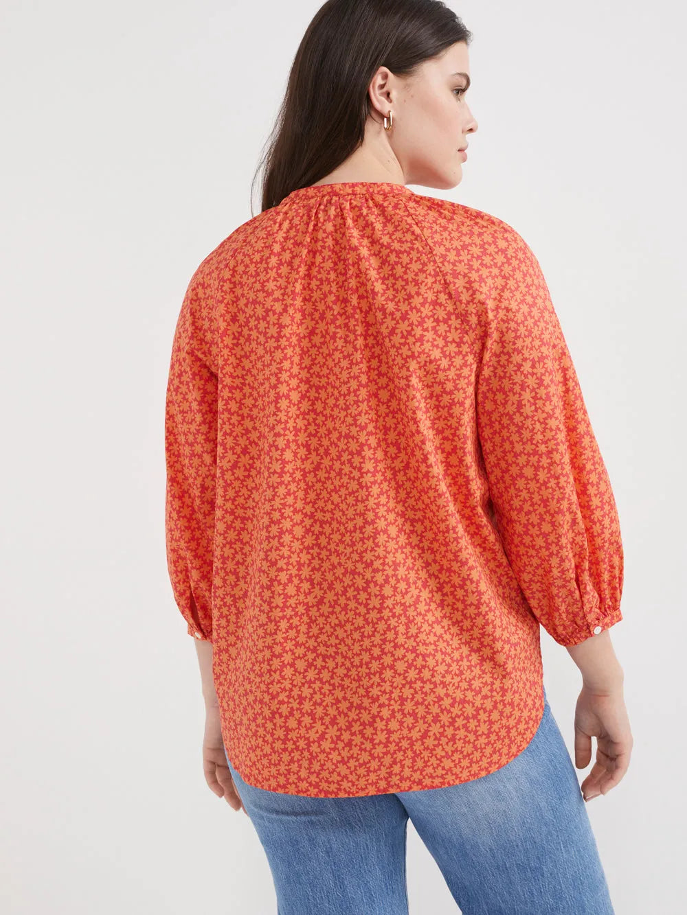 The Printed Cotton Boho Top