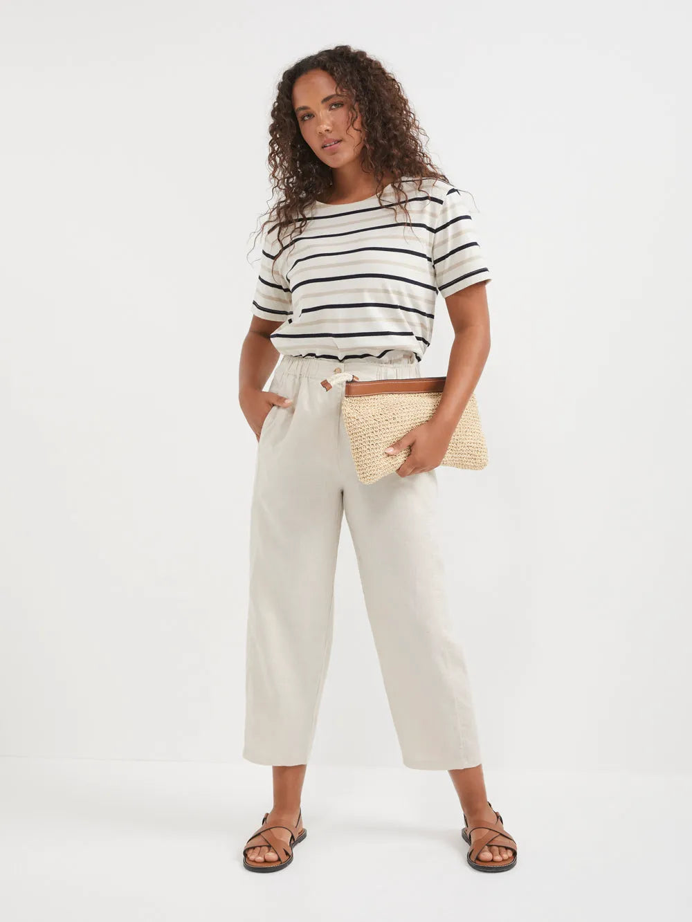 The Linen Pull-On Pant