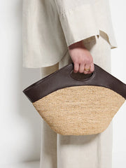 Kira Raffia Mini Tote