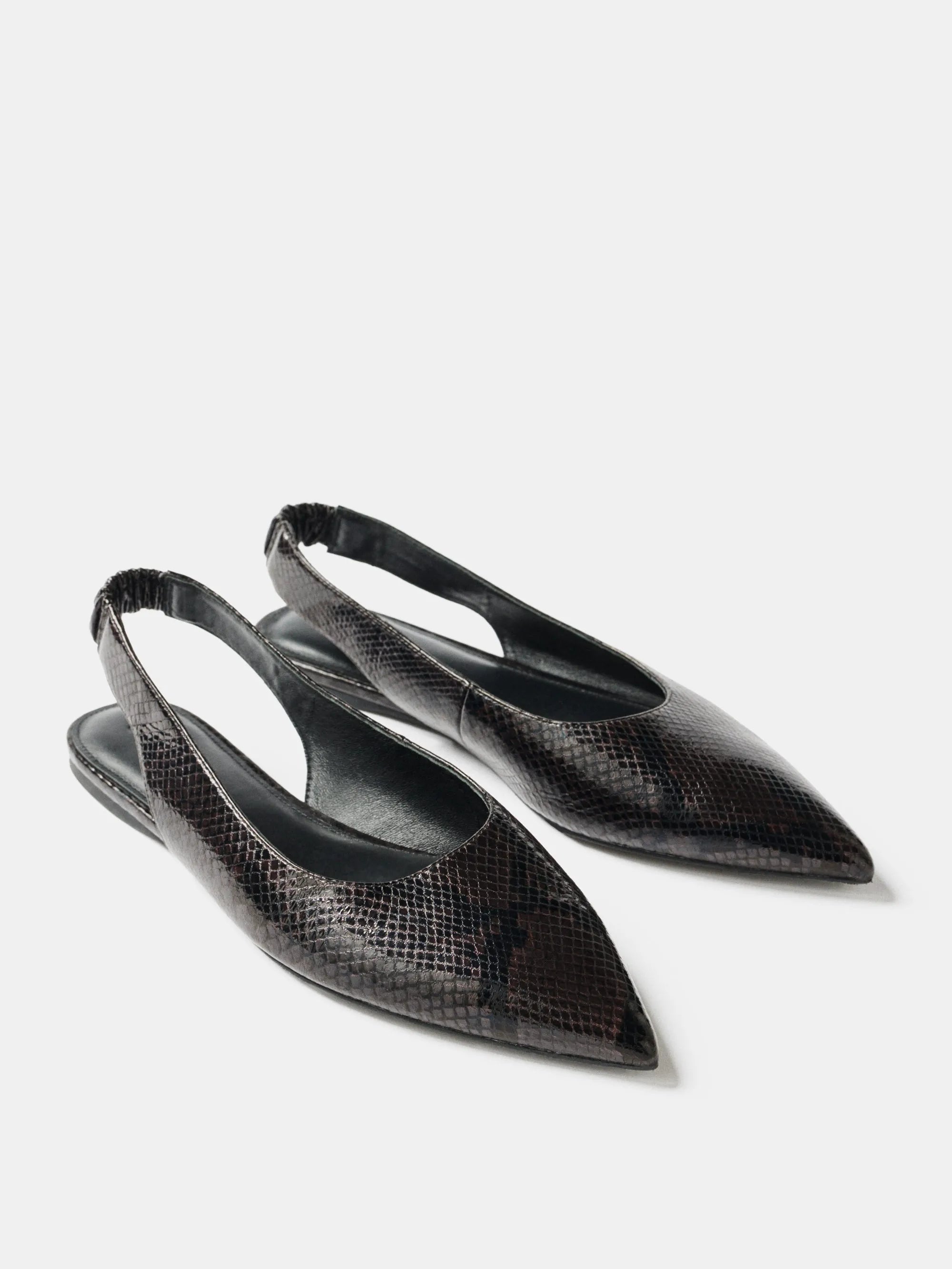 Marcy Leather Flat