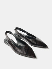 Marcy Leather Flat